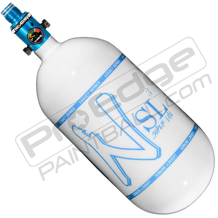 Ninja SL3 Carbon Fiber Tank 80 4500 - Gloss White Blue - Choose Regulator
