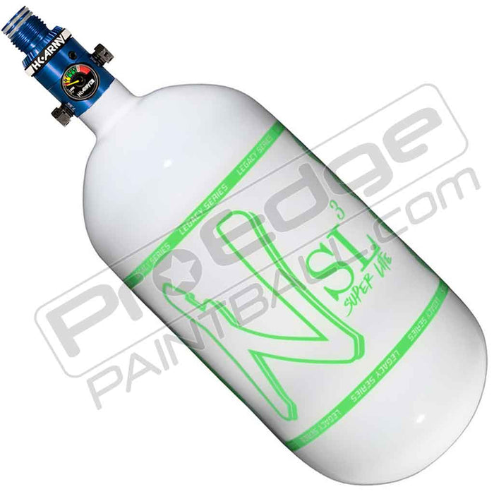 Ninja SL3 Carbon Fiber Tank 80 4500 - Gloss White Green - Choose Regulator