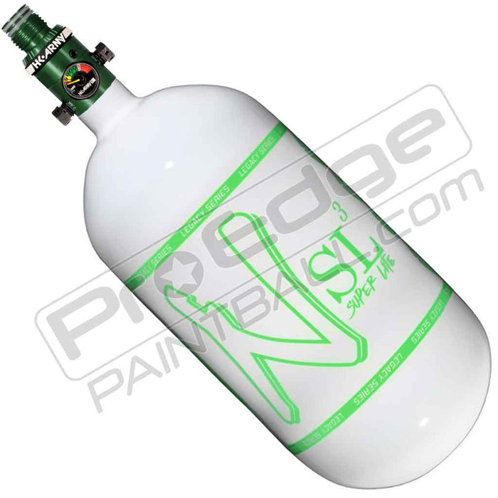 Ninja SL3 Carbon Fiber Tank 80 4500 - Gloss White Green - Choose Regulator