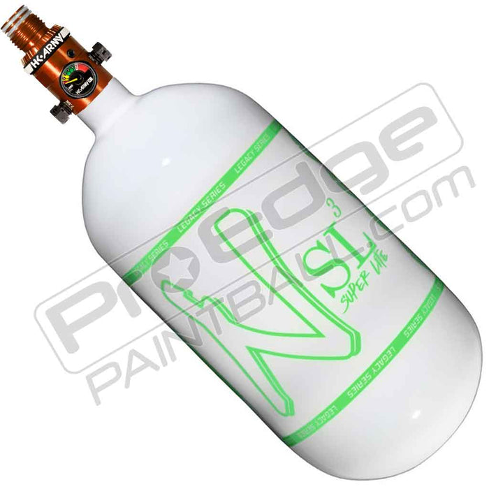 Ninja SL3 Carbon Fiber Tank 80 4500 - Gloss White Green - Choose Regulator