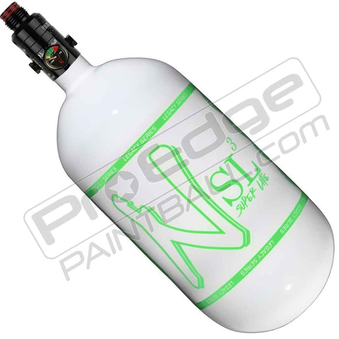 Ninja SL3 Carbon Fiber Tank 80 4500 - Gloss White Green - Choose Regulator