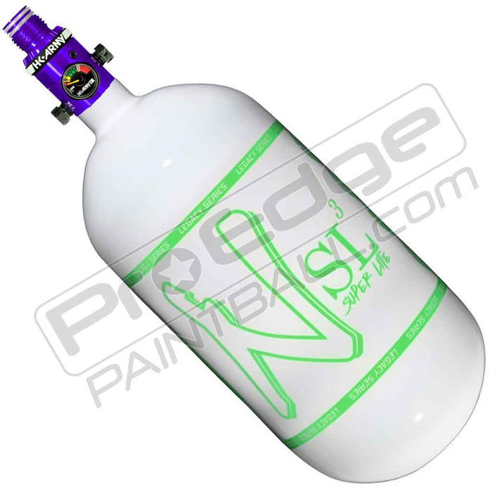 Ninja SL3 Carbon Fiber Tank 80 4500 - Gloss White Green - Choose Regulator