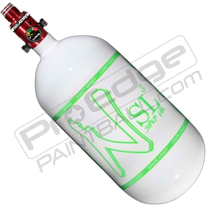 Ninja SL3 Carbon Fiber Tank 80 4500 - Gloss White Green - Choose Regulator