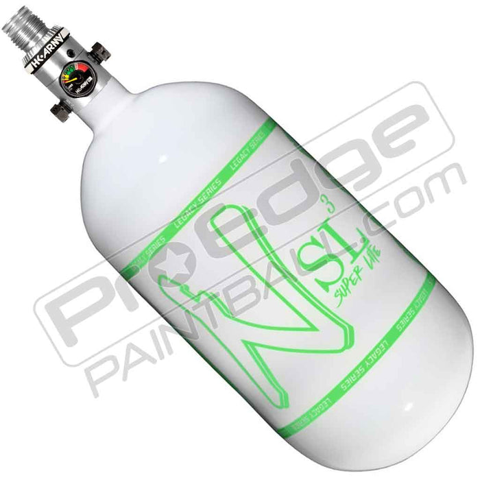 Ninja SL3 Carbon Fiber Tank 80 4500 - Gloss White Green - Choose Regulator