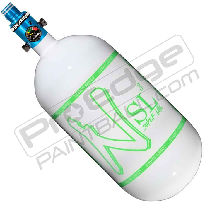 Ninja SL3 Carbon Fiber Tank 80 4500 - Gloss White Green - Choose Regulator
