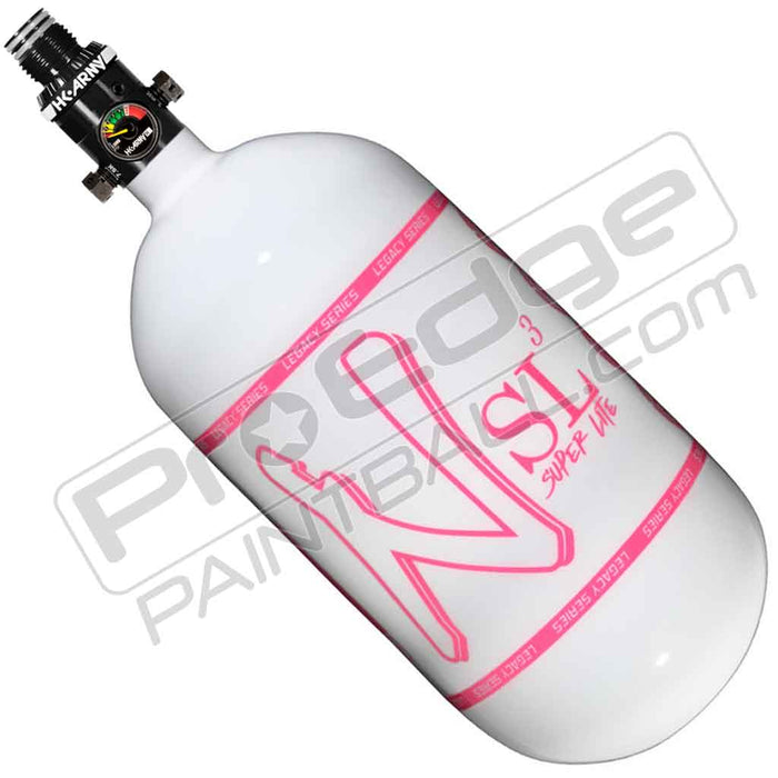 Ninja SL3 Carbon Fiber Tank 80 4500 - Gloss White Pink - Choose Regulator