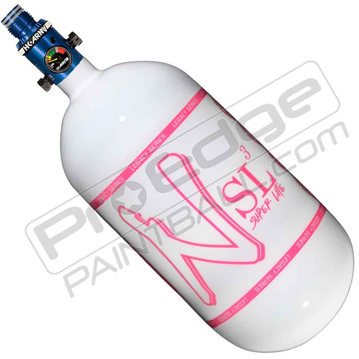 Ninja SL3 Carbon Fiber Tank 80 4500 - Gloss White Pink - Choose Regulator