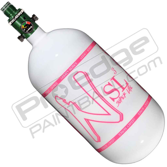 Ninja SL3 Carbon Fiber Tank 80 4500 - Gloss White Pink - Choose Regulator