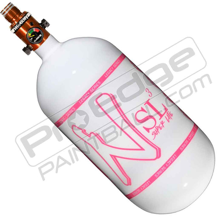 Ninja SL3 Carbon Fiber Tank 80 4500 - Gloss White Pink - Choose Regulator