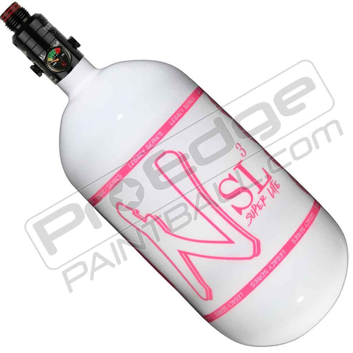Ninja SL3 Carbon Fiber Tank 80 4500 - Gloss White Pink - Choose Regulator