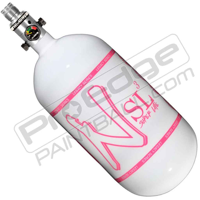 Ninja SL3 Carbon Fiber Tank 80 4500 - Gloss White Pink - Choose Regulator