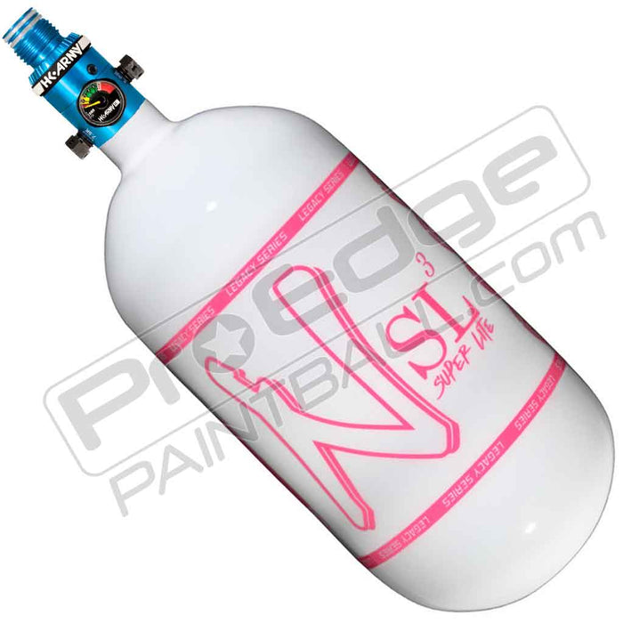 Ninja SL3 Carbon Fiber Tank 80 4500 - Gloss White Pink - Choose Regulator