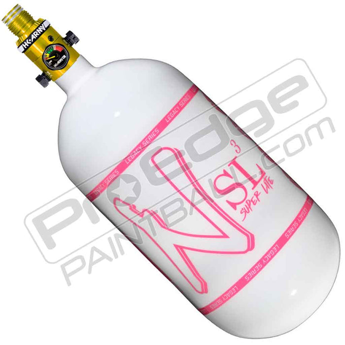 Ninja SL3 Carbon Fiber Tank 80 4500 - Gloss White Pink - Choose Regulator