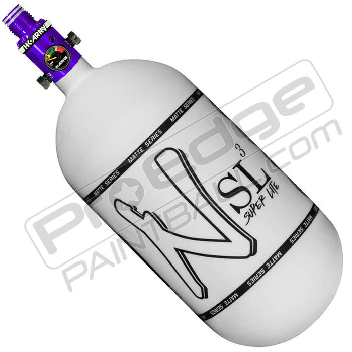 Ninja SL3 Carbon Fiber Tank 80 4500 - Matte White Black - Choose Regulator