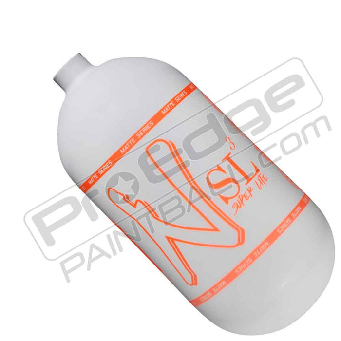 Ninja SL3 Carbon Fiber Tank 80 4500 - Matte White Orange - Choose Regulator