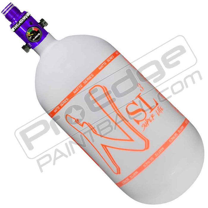 Ninja SL3 Carbon Fiber Tank 80 4500 - Matte White Orange - Choose Regulator