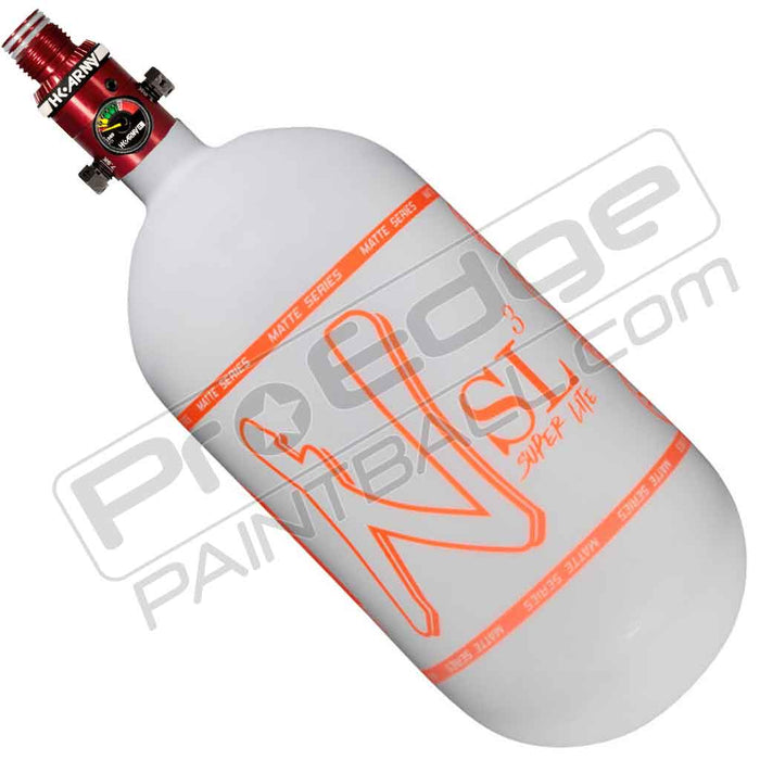 Ninja SL3 Carbon Fiber Tank 80 4500 - Matte White Orange - Choose Regulator
