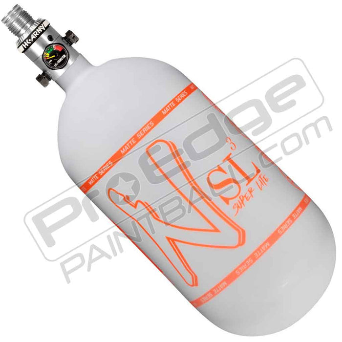 Ninja SL3 Carbon Fiber Tank 80 4500 - Matte White Orange - Choose Regulator