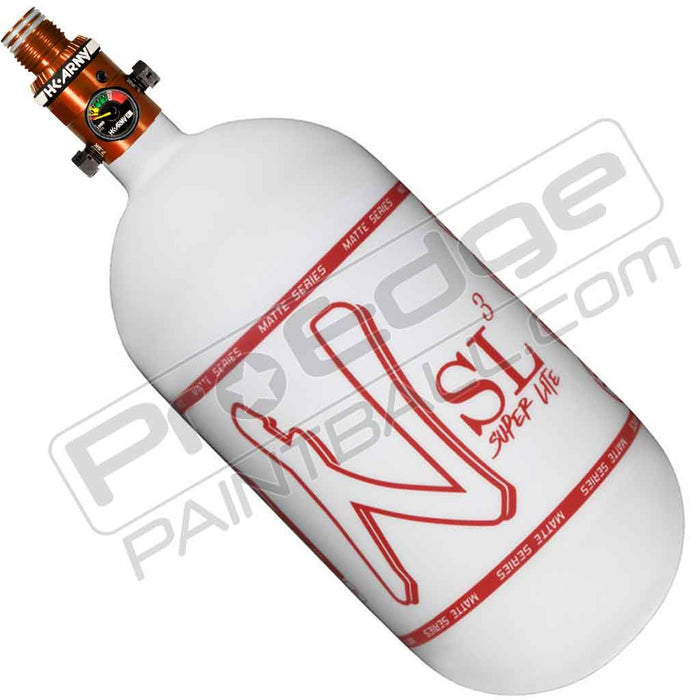 Ninja SL3 Carbon Fiber Tank 80 4500 - Matte White Red - Choose Regulator
