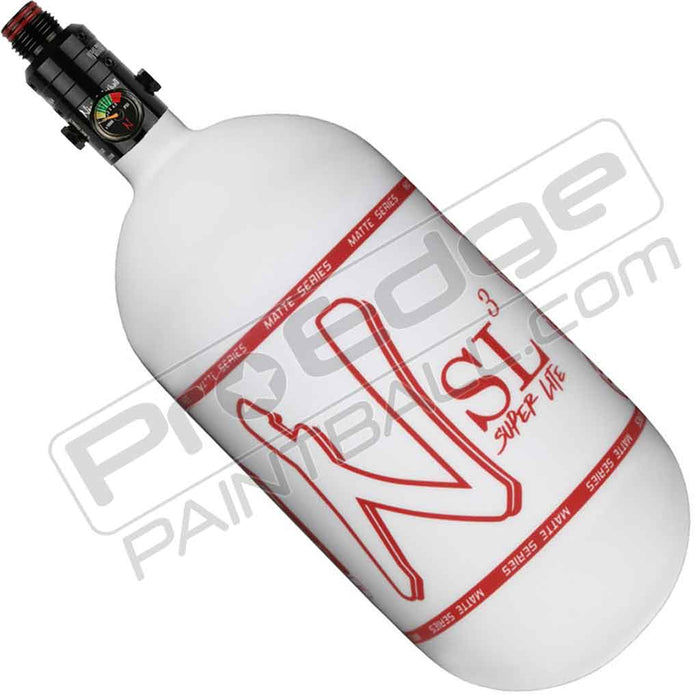 Ninja SL3 Carbon Fiber Tank 80 4500 - Matte White Red - Choose Regulator
