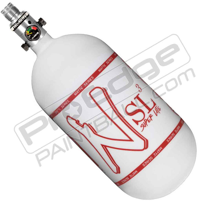 Ninja SL3 Carbon Fiber Tank 80 4500 - Matte White Red - Choose Regulator