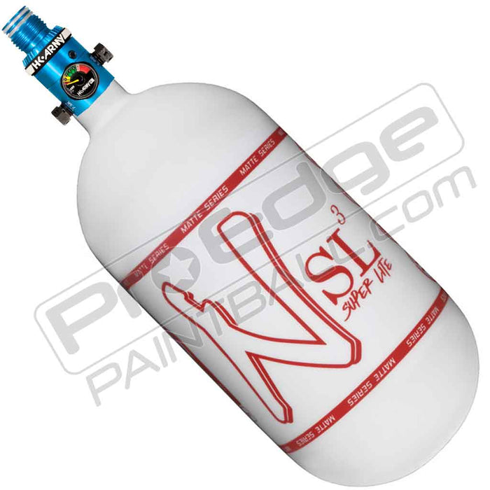 Ninja SL3 Carbon Fiber Tank 80 4500 - Matte White Red - Choose Regulator