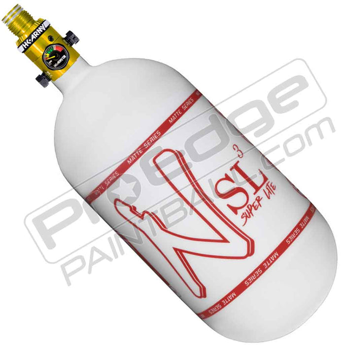 Ninja SL3 Carbon Fiber Tank 80 4500 - Matte White Red - Choose Regulator