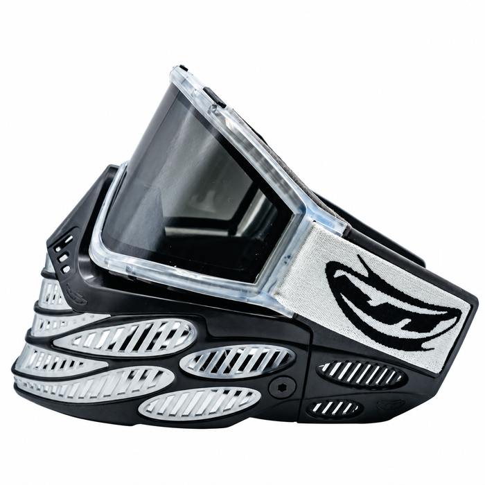 JT Flex 9 Paintball Mask - Black Clear - Choose Lens Color