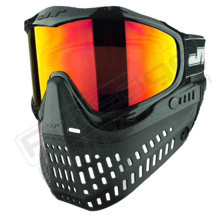 JT Proflex Paintball Mask - Black - Choose Lens Color (SKU 2123)