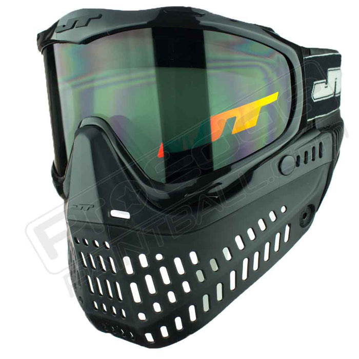 JT Proflex Paintball Mask - Black - Choose Lens Color (SKU 2123)