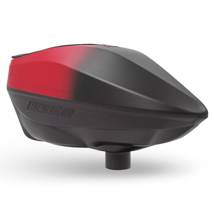 Virtue Spire IR2 Paintball Hopper - Red Black Fade