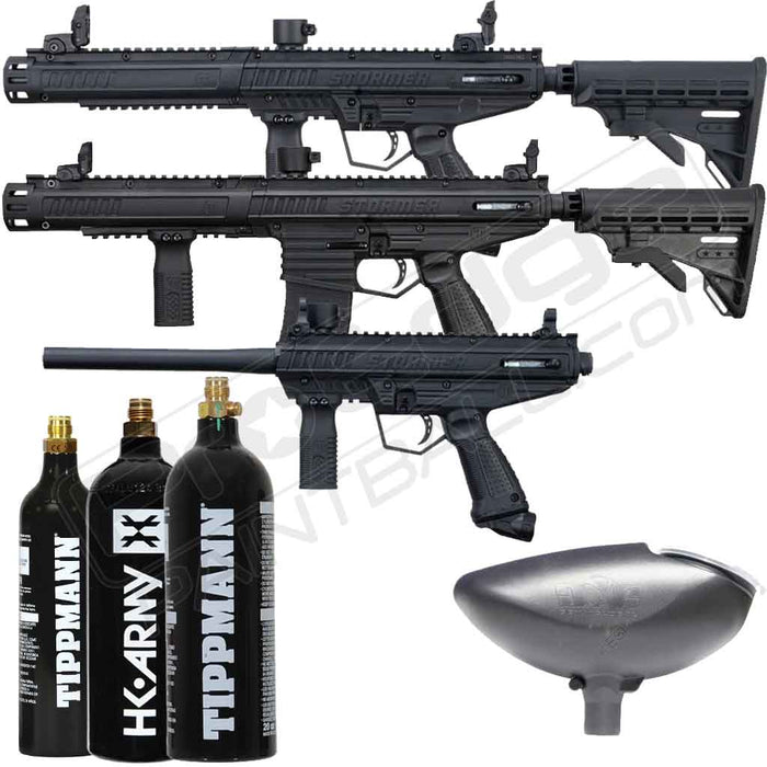 Tippmann Stormer Paintball Gun Package with CO2