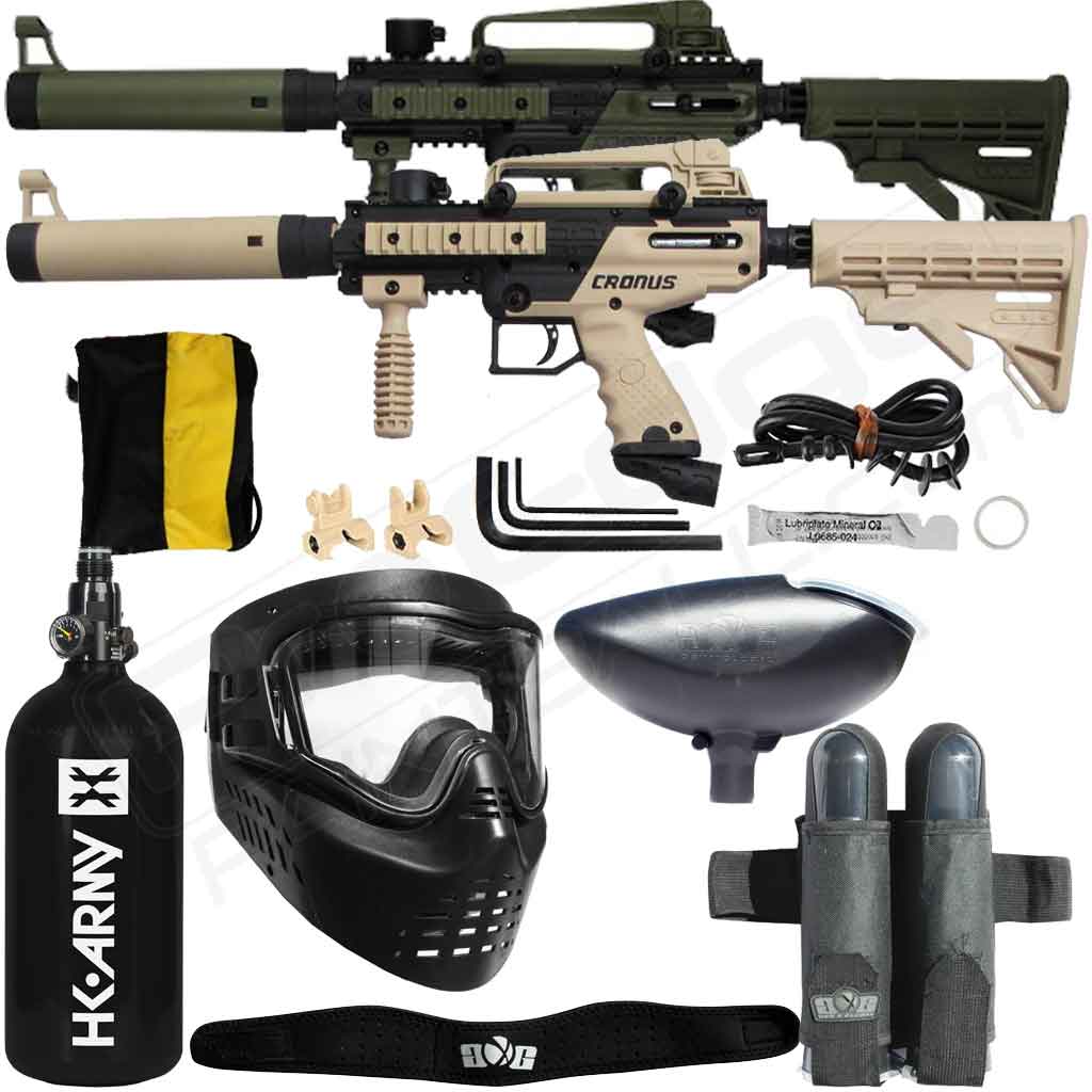 Tippmann Cronus Paintball Gun Package with HPA — Pro Edge Paintball