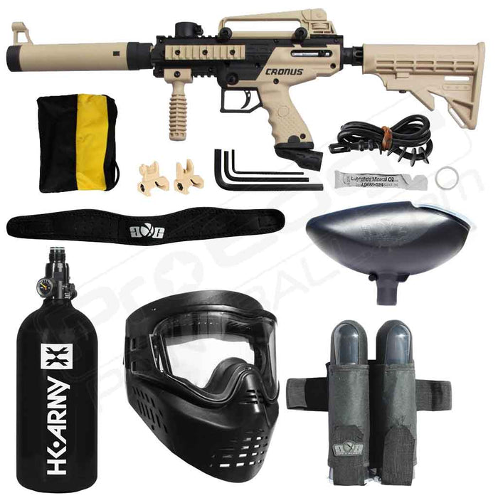 Tippmann Cronus Tactical Tan Starter Package with HPA