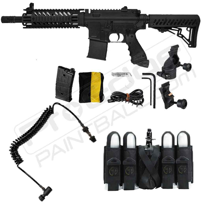 Tippmann TMC Mag Fed Paintball Marker - Black - Combat Package