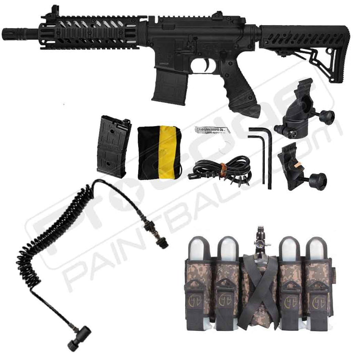 Tippmann TMC Mag Fed Paintball Marker - Black - Combat Package