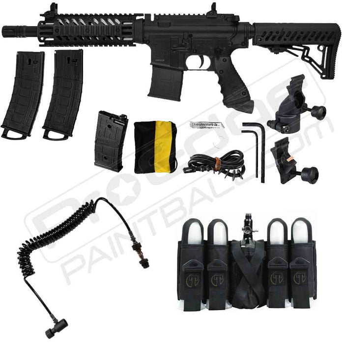 Tippmann TMC Mag Fed Paintball Marker - Black - Combat Package