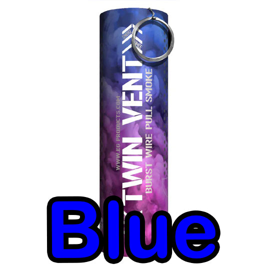 Enola Gaye Twin Vent - Gender Reveal Smoke Grenade - PICKUP IN STORE ONLY - BLUE