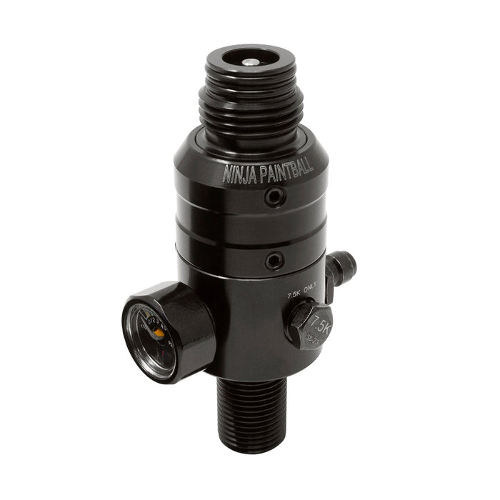 Ninja Pro V3 Adjustable Tank Regulator - 4500 PSI - Aluminum - Blackout