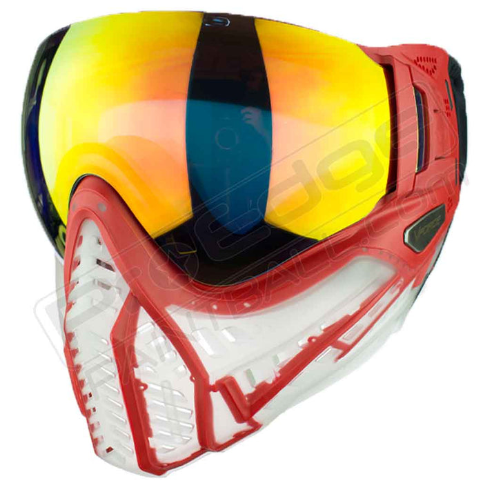 Vforce Profiler 2.0 Paintball Mask SE - Fighter Series - Rooster Clear Red - Choose Lens