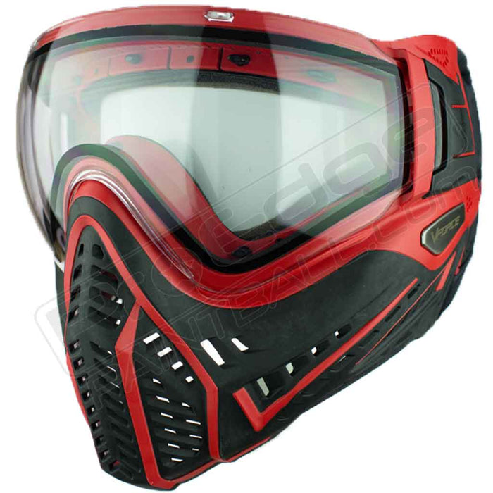 Vforce Profiler 2.0 Paintball Mask - Red Black - Choose Lens