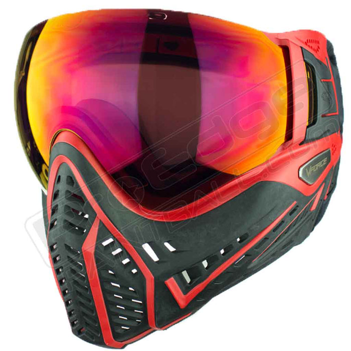Vforce Profiler 2.0 Paintball Mask - Red Black - Choose Lens