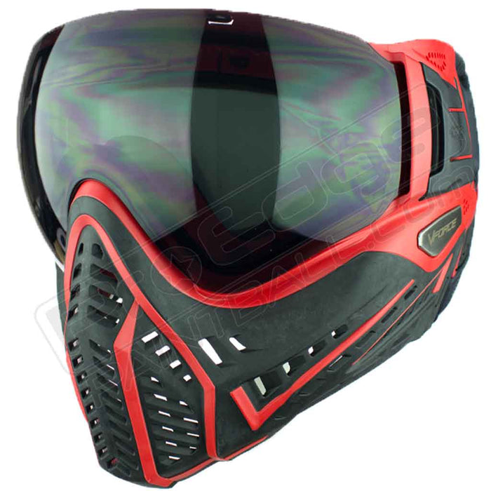 Vforce Profiler 2.0 Paintball Mask - Red Black - Choose Lens