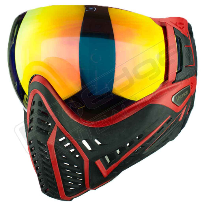 Vforce Profiler 2.0 Paintball Mask - Red Black - Choose Lens