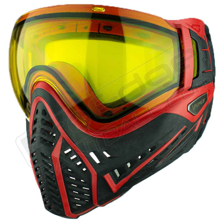 Vforce Profiler 2.0 Paintball Mask - Red Black - Choose Lens