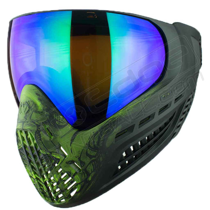 Virtue VIO Ascend Paintball Mask - Acid Skull LE - Choose Lens Color (SKU 16087)