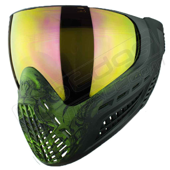 Virtue VIO Ascend Paintball Mask - Acid Skull LE - Choose Lens Color (SKU 16087)