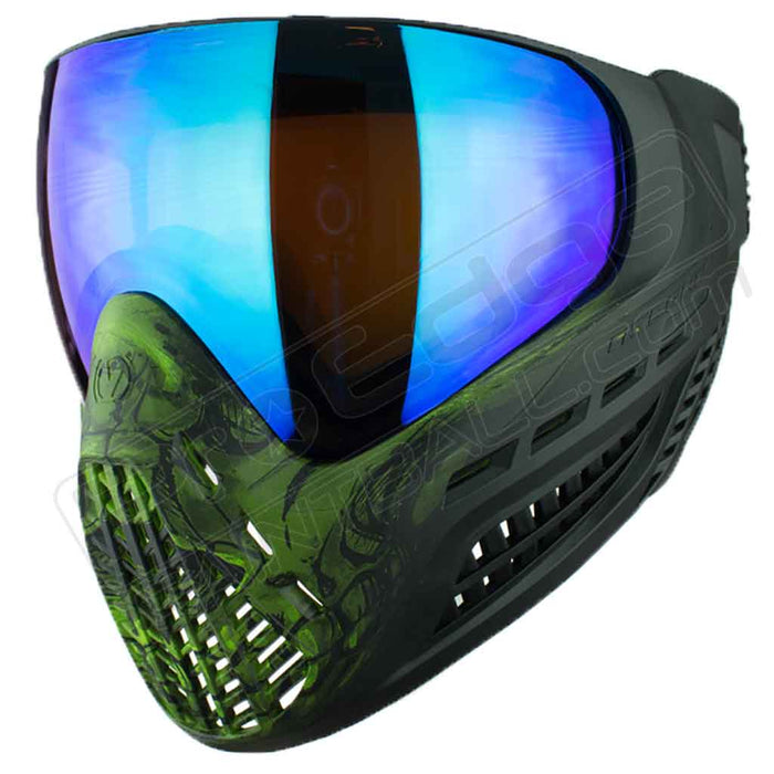 Virtue VIO Ascend Paintball Mask - Acid Skull LE - Choose Lens Color (SKU 16087)