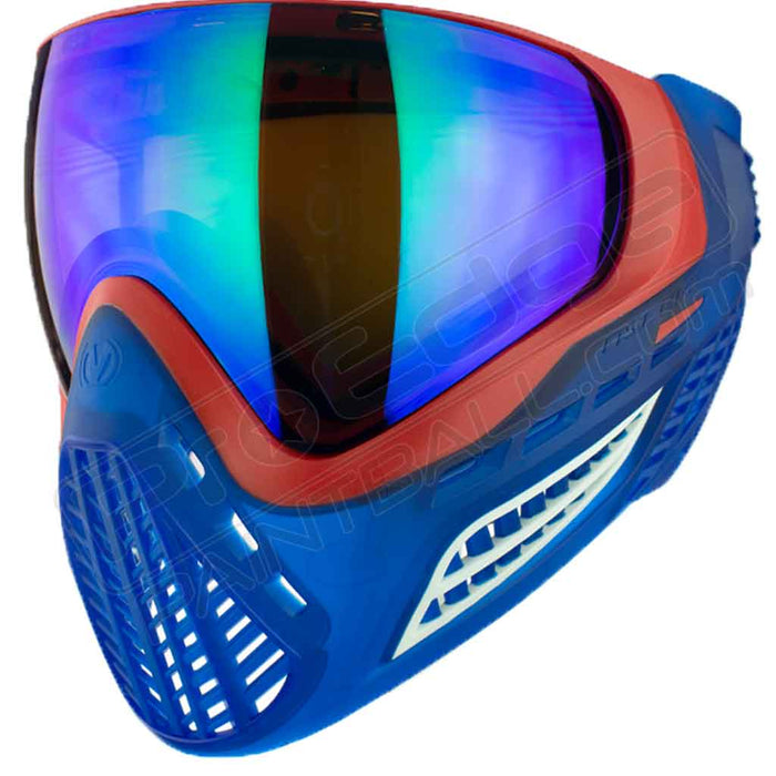 Virtue VIO Ascend Paintball Mask - Crystal Patriot - Choose Lens Color (SKU 10280)