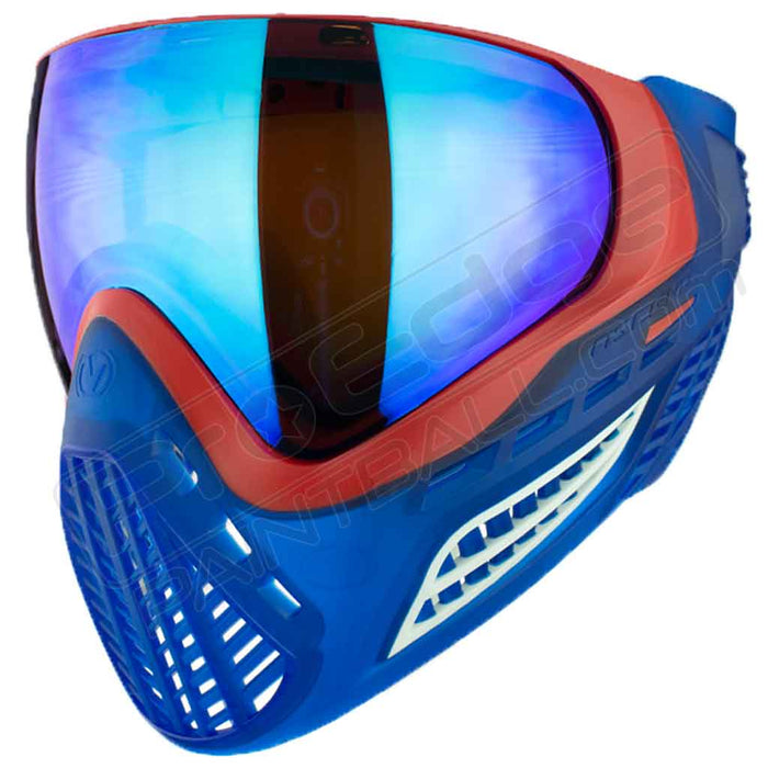 Virtue VIO Ascend Paintball Mask - Crystal Patriot - Choose Lens Color (SKU 10280)